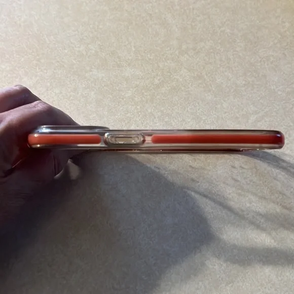 Kate Spade Hardshell iPhone Case in Ombré Pink Dot and Clear, for iPhone 13 Pro - Picture 9 of 15